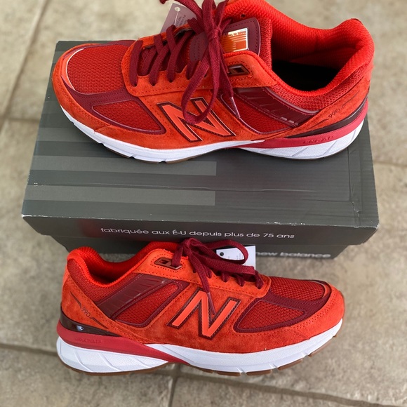 new balance 990v5 molten lava